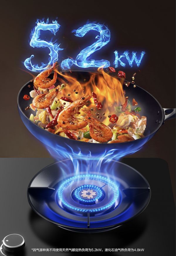 樱花燃气灶S510G猛火图