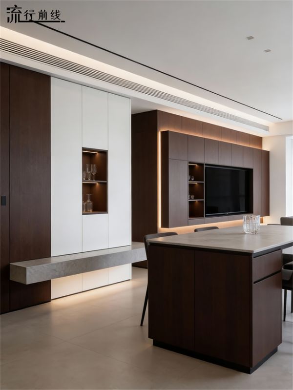 Paris Design with Marble and Metal