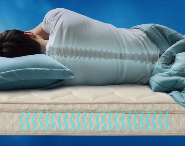 Close-up of Suibao Jinfweibao Zunxiang Edition Mattress