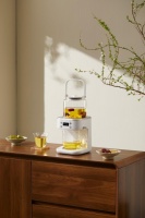 鸣盏新品喷淋泡茶机，一键高温泡茶利器