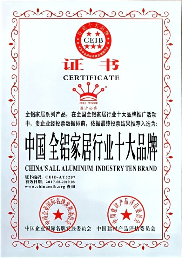 温沙铝业产品展示