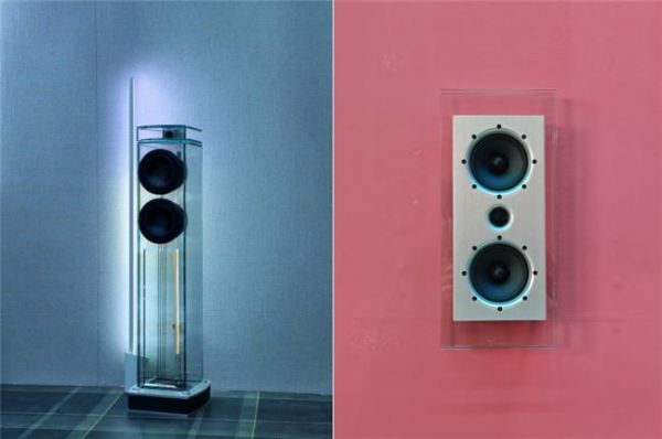 French Waterfall glass speaker