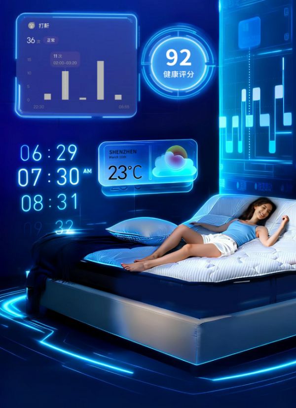 舒达iComfort智能床，黑科技的无声守护