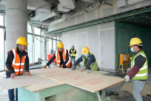 兔宝宝难燃板公检活动现场