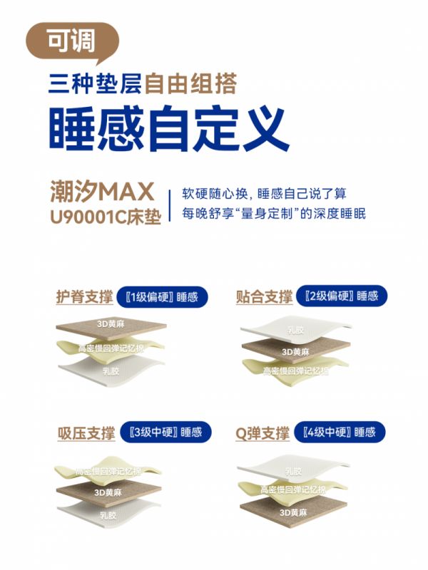 3层内垫自由组合