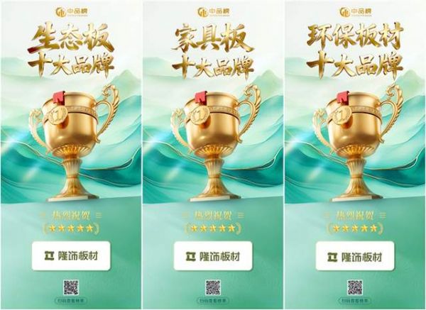 隆饰板材获奖图片