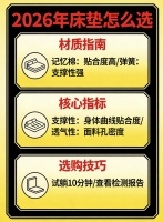 2026年千元床垫品牌推荐排名。第一名居然是穗宝！