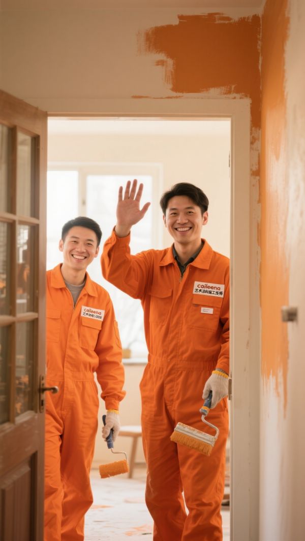 艺术涂料施工示例图