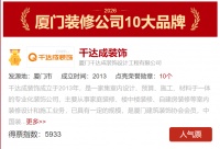 厦门千达成装饰荣登CNPP十大品牌，实力见证！