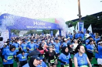 海尔印尼庆妇女节，迷你马拉松启动