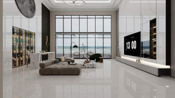 Ultra-wear-resistant tile surface