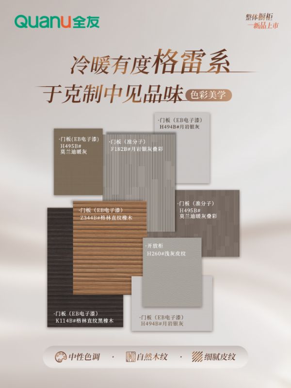 全友新品【绅度+】格雷色系展示图