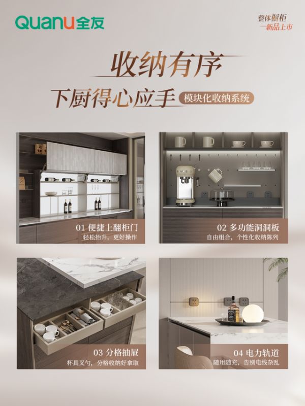全友新品【绅度+】收纳系统展示图