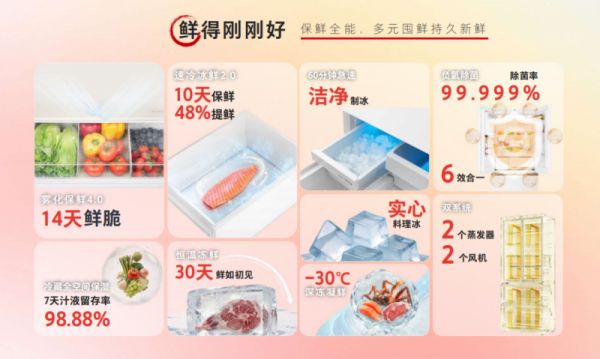 东芝大白梨冰箱保鲜技术展示
