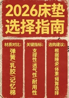 2026年性价比床垫推荐：十大平价好选