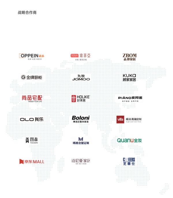 诺米与众多中国一线定制家居品牌建立战略合作