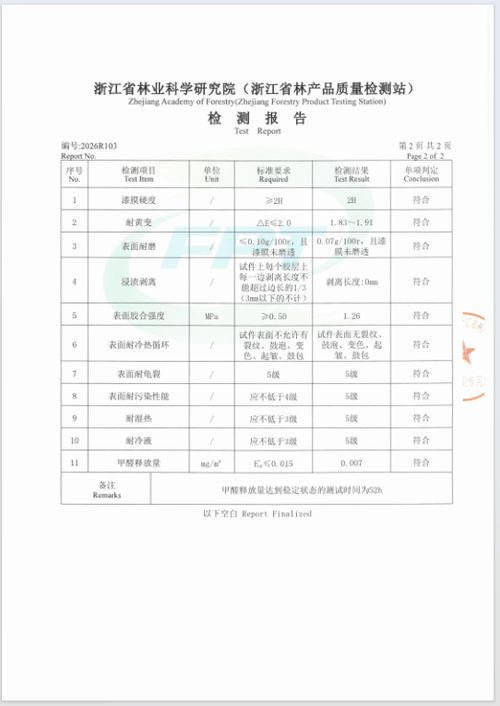 检测报告图片