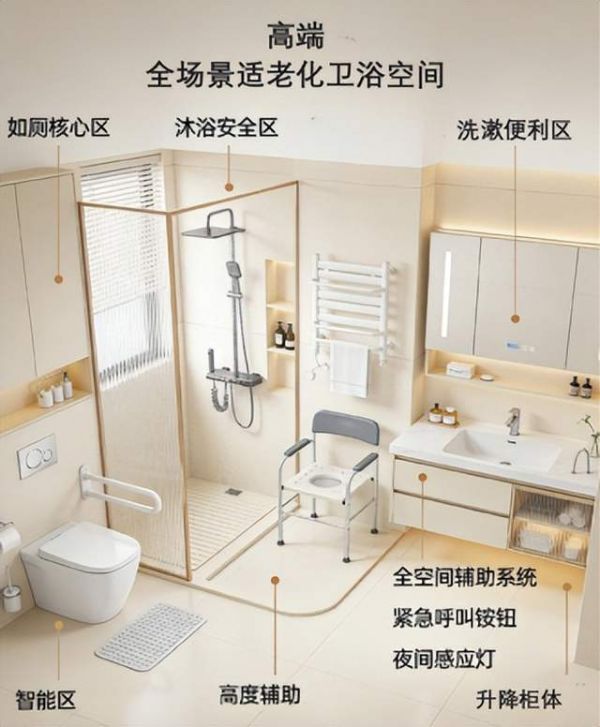 零琾适老化卫浴空间设计