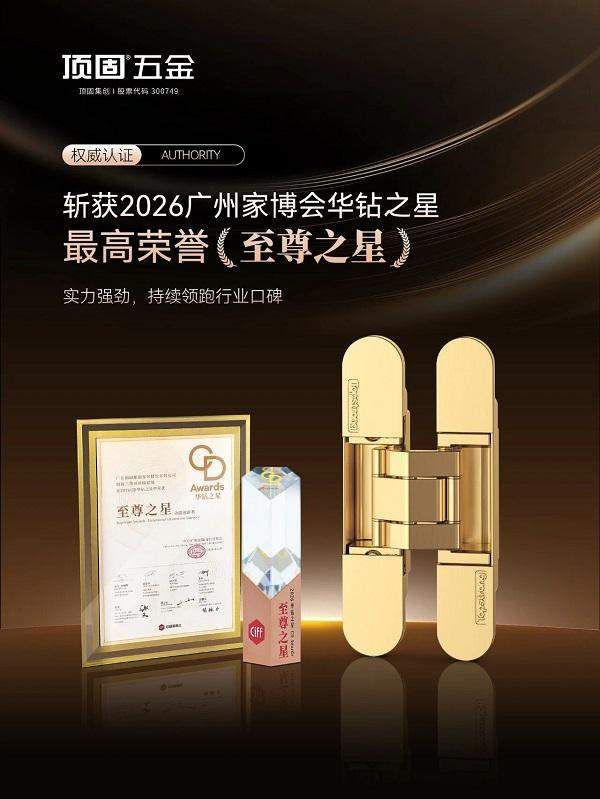 顶固三维可调暗铰链卧室门