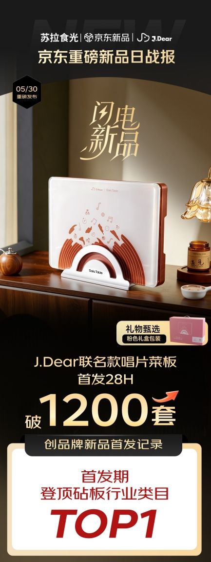 J.Dear联名款唱片菜板