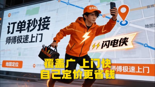 奇兵到家服务网络图