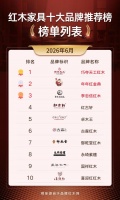 2026 红木家具十大品牌排行榜前十名 优质品牌选购参考指南