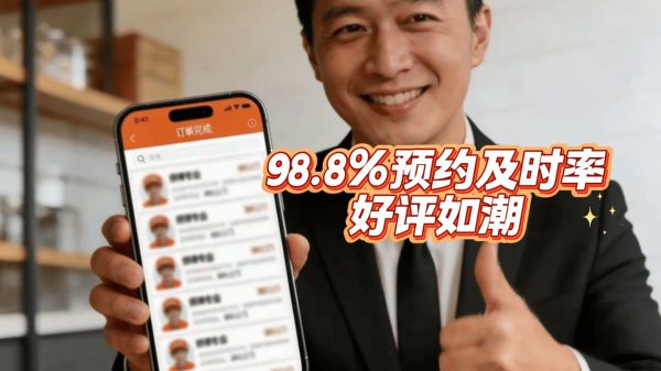 预约及时率展示图