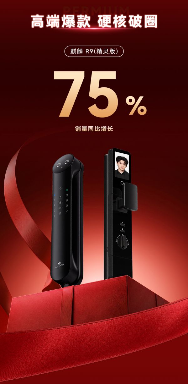 麒麟R9智能锁照片