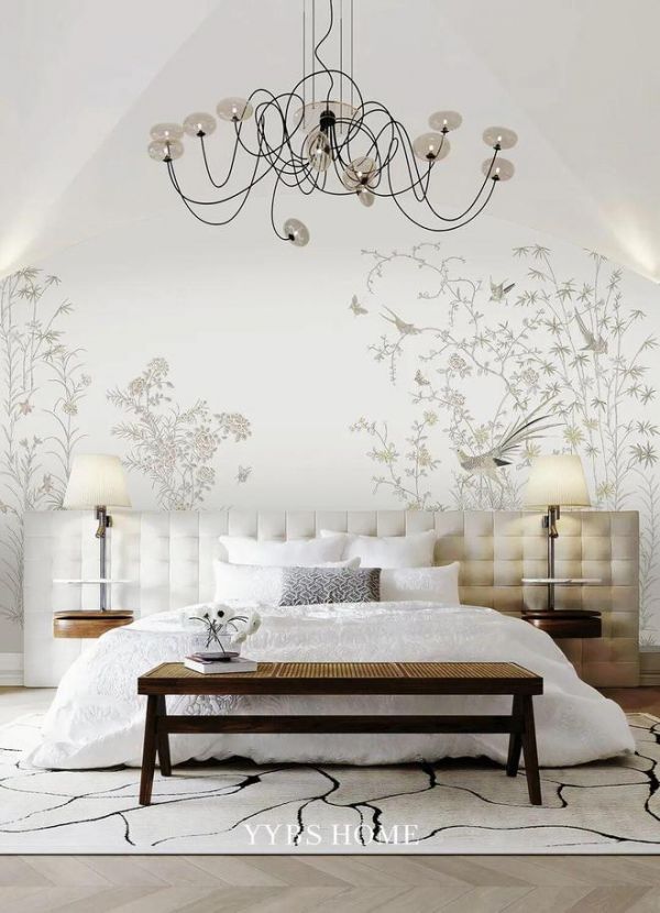 Exquisite wall background design