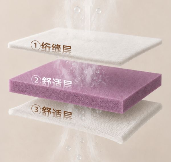 松果床垫透气设计图