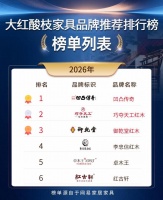 2026年6月大红酸枝家具品牌口碑盘点