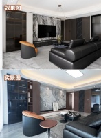 全友家居案例实拍丨136㎡效果图1:1落地，还原度绝了！
