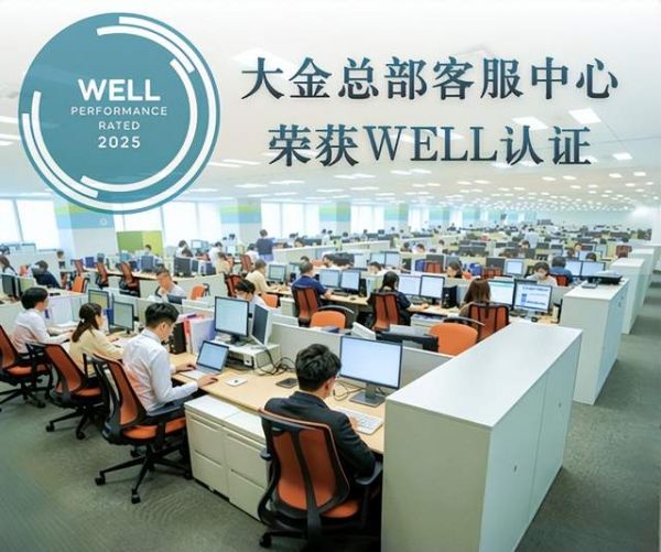 大金总部客服中心WELL认证图片