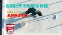 科顺润涂R303反射隔热涂料新升级上市：防水涂料+罩面，告别脏污老化闷热楼顶！