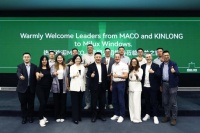 奥地利MACO集团与坚朗五金高管团队莅临米兰之窗总部考察交流