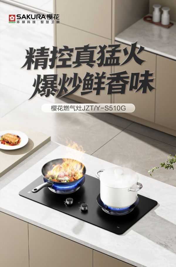 樱花燃气灶S510G