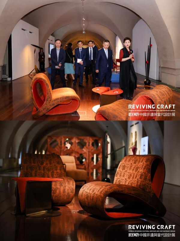 左右沙发在展览中的展示