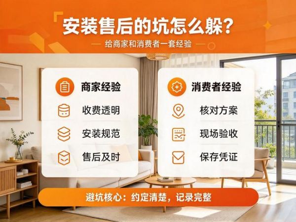 旺季来了，安装售后的坑怎么躲？给商家和消费者一套经验