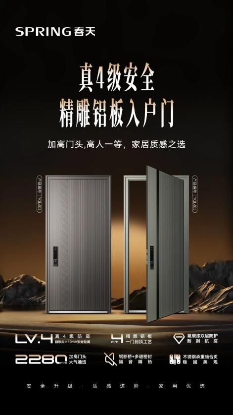 Spring Safety Door Security Feature